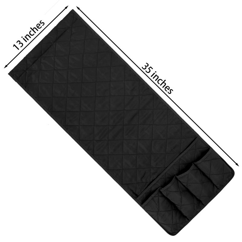MDSTOP 5 Pockets Remote Control Holder, Magazine Rack, Space Saver Organizer, Draped Over Sofa, Couch, Recliner Armrest - Image 3
